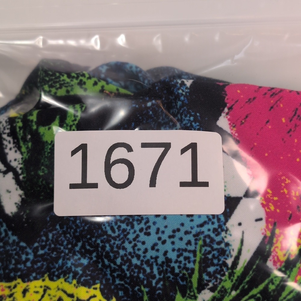 NEW Maui and Sons Boys XL 18 Pool Shorts Swim Trunks Neon Shark Pineapple Print - Picture 12 of 12